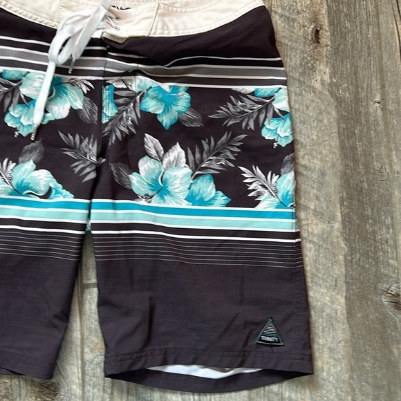 Trinity black Swim Trunks‎ Board Shorts Mens Size 30 - Picture 2 of 5